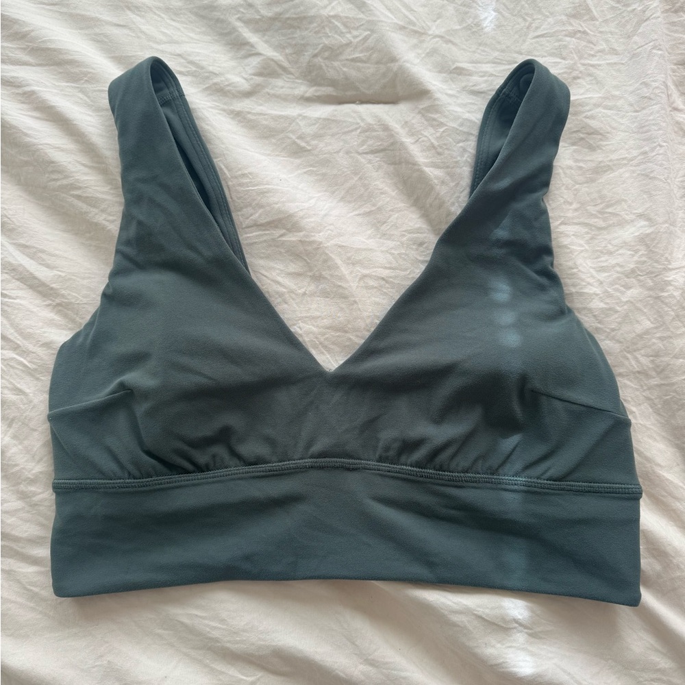 lululemon Align V Neck Bra - Dark Green